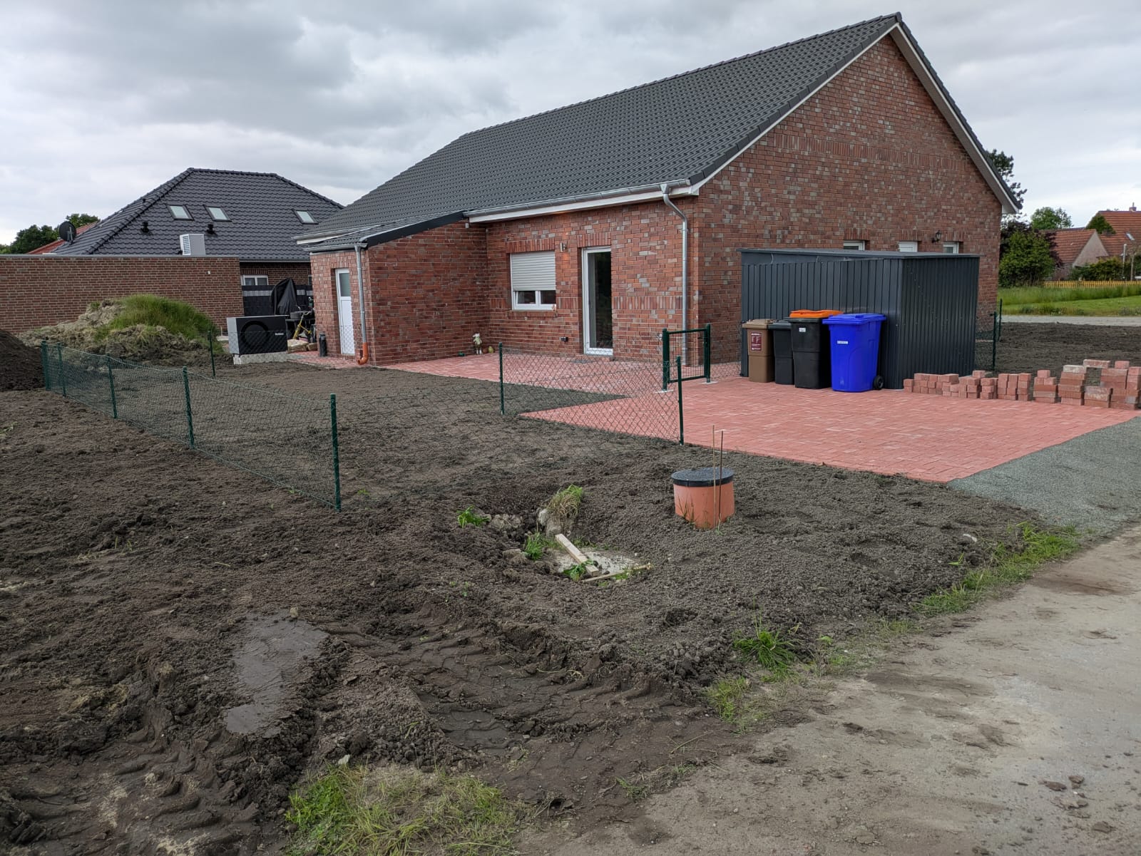 Erstes Projekt Doppelhaus beendet